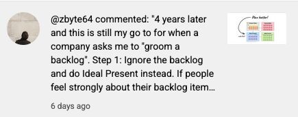 Planning with the Ideal Present